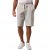 JP1880 Bermuda Sweatshorts Relaxed Fit Grey - Shorts - Shorts i store størrelser - W40-W60