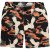 JP1880 Bermuda Shorts Floral All-over Print Black - Shorts - Shorts i store størrelser - W40-W60