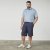 North Latitude Cool Effect Comfort Fit Shorts Blue - Shorts - Shorts i store størrelser - W40-W60