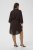 Kaffe Curve Mille Short Shirt Dress Black Coffee Brown - Minikjoler - 