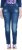 Ulla Popken Lightly Distressed Stretch Fit Jeans Blue Denim - Jeans & Bukser i Store Størrelser – Plus Size - 