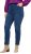 Ulla Popken Splatter Painted Jeans Blue - Jeans & Bukser i Store Størrelser – Plus Size - 