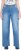 Ulla Popken Extra Wide Leg Stretch Fit Jeans Light Blue - Jeans & Bukser i Store Størrelser – Plus Size - 