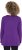 Ulla Popken Sequined Star Rolled Edge Sweater Dark Purple - Hættetrøjer og sweatshirts - Bløde sweatshirts, hoodies & strik