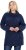 Ulla Popken Space Yarn Oversized Turtleneck Sweater Blue - Hættetrøjer og sweatshirts - 