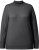 Ulla Popken Long Sleeves Mock Turtleneck Sweater Charcoal Grey Melange - Hættetrøjer og sweatshirts - Bløde sweatshirts, hoodies & strik