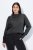 Ulla Popken Long Sleeves Mock Turtleneck Sweater Charcoal Grey Melange - Hættetrøjer og sweatshirts - Bløde sweatshirts, hoodies & strik