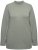 Ulla Popken Long Sleeves Mock Turtleneck Sweater Grey - Hættetrøjer og sweatshirts - 