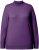 Ulla Popken Long Sleeves Mock Turtleneck Sweater Deep Violet - Hættetrøjer og sweatshirts - Bløde sweatshirts, hoodies & strik