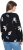 Ulla Popken Eco Cotton Leaf Pattern Long Sleeve Sweater Black - Hættetrøjer og sweatshirts - 