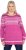 Ulla Popken Norwegian Style Pastel Tone Long Sleeve Sweater Summer Berry - Hættetrøjer og sweatshirts - 