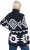 Ulla Popken Aztec-Inspired Long Sleeve Turtleneck Sweater Navy - Hættetrøjer og sweatshirts - Bløde sweatshirts, hoodies & strik