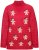 Ulla Popken Gingerbread Men Sweater Salsa Red - Hættetrøjer og sweatshirts - Bløde sweatshirts, hoodies & strik
