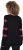 Ulla Popken Heart Print Long Sleeve V-Neck Sweater Black - Hættetrøjer og sweatshirts - Bløde sweatshirts, hoodies & strik