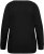 Ulla Popken Casual V-Neck Long Sleeve Sweater Black - Hættetrøjer og sweatshirts - Bløde sweatshirts, hoodies & strik