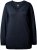 Ulla Popken Soft Fine Knit Pullover V-Neck Sweatshirt Marine - Hættetrøjer og sweatshirts - 