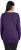 Ulla Popken Soft Fine Knit Pullover V-Neck Sweatshirt Deep Violet - Hættetrøjer og sweatshirts - 