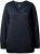 Ulla Popken Casual V-Neck Long Sleeve Sweater Navy Blue - Hættetrøjer og sweatshirts - 