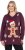 Ulla Popken Gingerbread Man Christmas Sweater Dark Wine Red - Hættetrøjer og sweatshirts - 