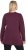 Ulla Popken Gingerbread Man Christmas Sweater Dark Wine Red - Hættetrøjer og sweatshirts - 