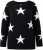 Ulla Popken Glitter Stars Soft Knit Sweater Black - Hættetrøjer og sweatshirts - 