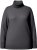 Ulla Popken Turtleneck Ribbed Trim Long Sleeve Sweater Charcoal Grey Melange - Hættetrøjer og sweatshirts - Bløde sweatshirts, hoodies & strik