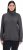Ulla Popken Turtleneck Ribbed Trim Long Sleeve Sweater Charcoal Grey Melange - Hættetrøjer og sweatshirts - Bløde sweatshirts, hoodies & strik
