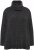 Ulla Popken Soft Textured Chenille Oversized Fit Sweater Graphite Grey - Hættetrøjer og sweatshirts - 