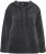 Ulla Popken Chenille Knit Hoodie Graphite Grey - Hættetrøjer og sweatshirts - 