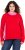 Ulla Popken Color Block Long Sleeve Sweater Lychee - Hættetrøjer og sweatshirts - Bløde sweatshirts, hoodies & strik