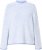 Ulla Popken Striped Wool Blend Turtleneck Sweater Sky Blue - Hættetrøjer og sweatshirts - Bløde sweatshirts, hoodies & strik
