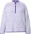 Ulla Popken Striped Knit Long Sleeve Troyer Collar Sweater Purple - Hættetrøjer og sweatshirts - Bløde sweatshirts, hoodies & strik