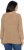 Ulla Popken Two-Tone Mixed Knit Troyer Collar Sweater Caramel - Hættetrøjer og sweatshirts - 