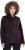 Ulla Popken Leopard Print Scarf Sweater Dark Ruby - Hættetrøjer og sweatshirts - Bløde sweatshirts, hoodies & strik
