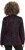Ulla Popken Leopard Print Scarf Sweater Dark Ruby - Hættetrøjer og sweatshirts - Bløde sweatshirts, hoodies & strik