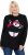 Ulla Popken Whimsical Holiday Sweater Black - Hættetrøjer og sweatshirts - 