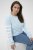 Kaffe Curve Mila Sweatshirt Nantucket Breeze Blue - Collegetrøjer - 