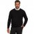 JP1880 Pullover Sweater Black TALL - HERRETØJ MT-6XLT - Tøj til høje mænd