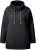 Ulla Popken Drawstring Collar Long Sleeve Sweatshirt Black - Hættetrøjer og sweatshirts - 