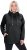 Ulla Popken Drawstring Collar Long Sleeve Sweatshirt Black - Hættetrøjer og sweatshirts - 