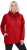Ulla Popken Drawstring Collar Long Sleeve Sweatshirt Salsa Red - Hættetrøjer og sweatshirts - 