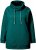 Ulla Popken Drawstring Collar Long Sleeve Sweatshirt Teal Green - Hættetrøjer og sweatshirts - 