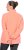 Ulla Popken Modular Fleece Zip Front Jacket Neon Pink - Hættetrøjer og sweatshirts - 