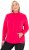 Ulla Popken Modular Fleece Zip Front Jacket Magenta - Hættetrøjer og sweatshirts - Bløde sweatshirts, hoodies & strik