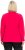 Ulla Popken Modular Fleece Zip Front Jacket Magenta - Hættetrøjer og sweatshirts - Bløde sweatshirts, hoodies & strik