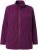 Ulla Popken Modular Fleece Zip Front Jacket Dark Cherry - Hættetrøjer og sweatshirts - 