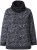 Ulla Popken Teddy Collar Printed Sweatshirt Black - Hættetrøjer og sweatshirts - Bløde sweatshirts, hoodies & strik