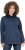 Ulla Popken Teddy Collar Printed Sweatshirt Navy - Hættetrøjer og sweatshirts - Bløde sweatshirts, hoodies & strik