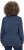 Ulla Popken Teddy Collar Printed Sweatshirt Navy - Hættetrøjer og sweatshirts - Bløde sweatshirts, hoodies & strik
