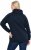 Ulla Popken Rhinestone Snowflake Turtleneck Sweatshirt Navy - Hættetrøjer og sweatshirts - 